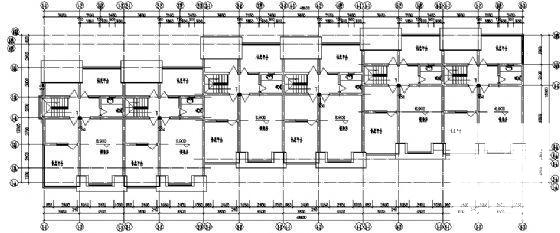薛家岛大2层联排别墅建筑CAD图纸 - 1