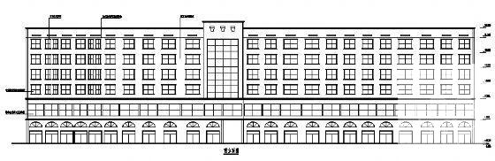 资兴市6层综合楼建筑结构方案设计CAD图纸 - 1