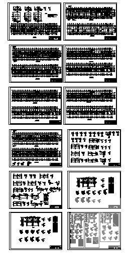 资兴市6层综合楼建筑结构方案设计CAD图纸 - 4