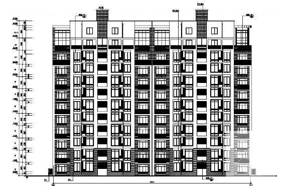 12层住宅楼建筑CAD图纸 - 4