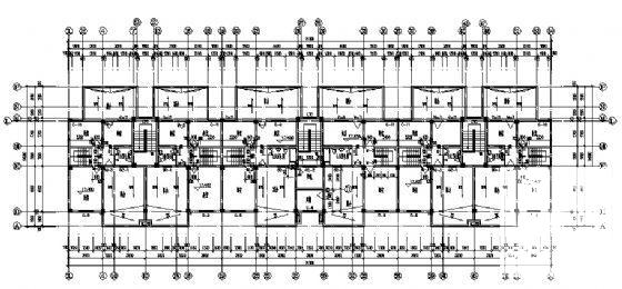 东晟苑6层住宅楼建筑施工CAD图纸（框架结构） - 2