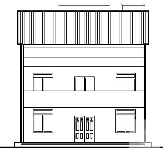 砖混结构2层别墅建筑CAD施工图纸 - 1