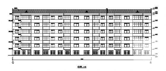 6层住宅楼建筑CAD图纸 - 2