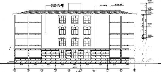 4层老年公寓建筑方案设计CAD图纸 - 3