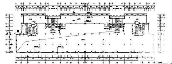 11层住宅楼建筑施工CAD图纸(框剪结构) - 2