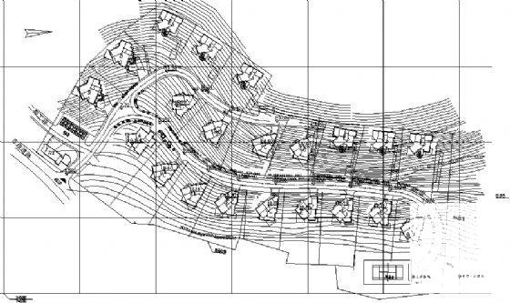 五岭别墅园3层整体别墅群建筑CAD施工图纸 - 4