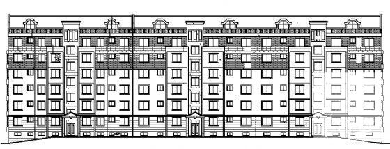 6层住宅楼建筑CAD图纸 - 3