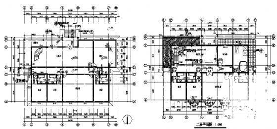 小岛度假区2层别墅建筑方案设计CAD图纸 - 4