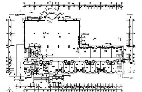 十里彩云间A座9层住宅楼建筑方案设计CAD图纸（框剪结构） - 4