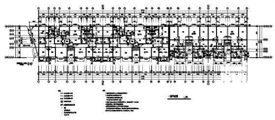 十里彩云间住宅楼B座建筑施工CAD图纸 - 2