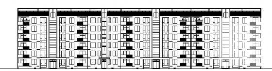 十里彩云间住宅楼B座建筑施工CAD图纸 - 3