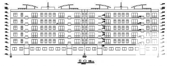 6层商住楼建筑施工CAD图纸 - 3