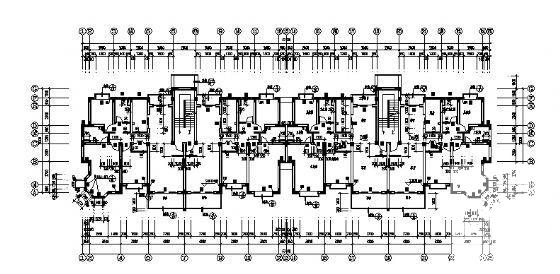 6层异形柱住宅楼建筑施工CAD图纸（砖混结构） - 4