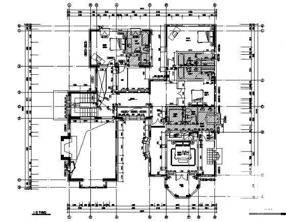 3层别墅建筑CAD图纸 - 1