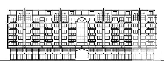 框架结构6层商住楼建筑CAD施工图纸 - 3