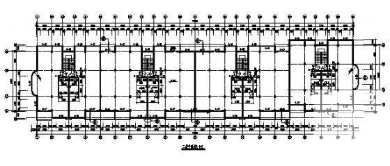 框架结构6层商住楼建筑CAD施工图纸 - 4