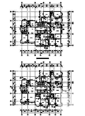 框架结构24层建筑方案设计CAD图纸 - 2