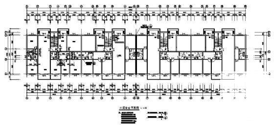 花园小区6层住宅楼建筑方案设计CAD图纸 - 3