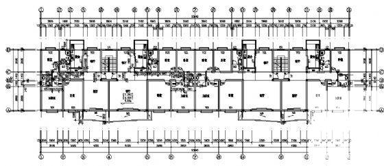 6层砖混住宅楼建筑CAD施工图纸 - 1