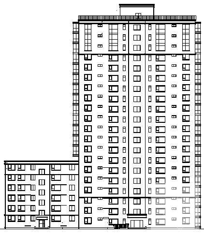 20层文教大院住宅楼建筑CAD施工图纸 - 3