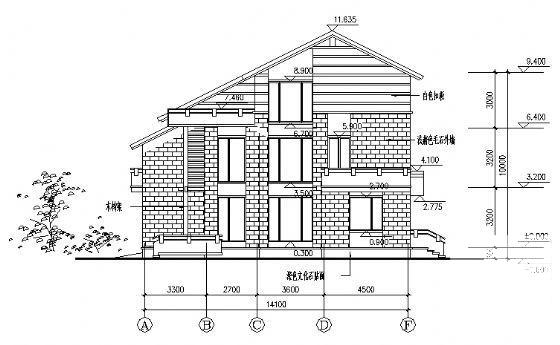 3层别墅建筑CAD图纸 - 1
