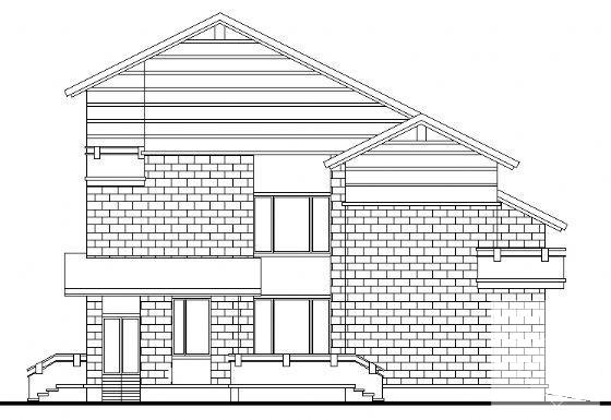 3层别墅建筑CAD图纸 - 2