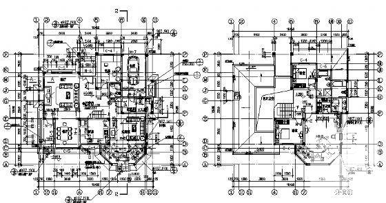 2层别墅建筑CAD图纸 - 3