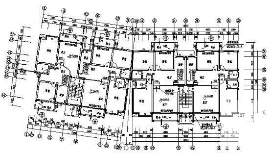 7层砖混结构住宅楼建筑CAD施工图纸 - 4