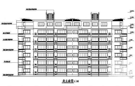 7层框剪结构住宅楼建筑施工CAD图纸 - 4