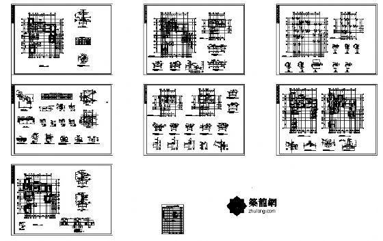 2层国内式古典别墅CAD施工图纸（混合结构） - 1