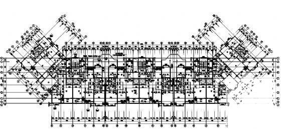 东海花园二期18层4号楼建筑施工CAD图纸（框架结构） - 4