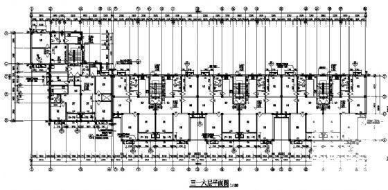 7层多层住宅楼建筑CAD施工图纸 - 2