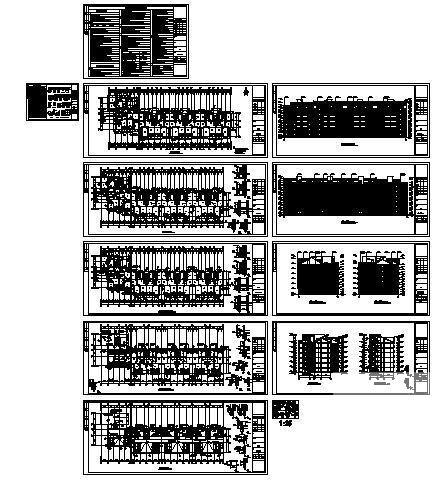 7层多层住宅楼建筑CAD施工图纸 - 4