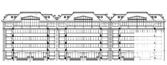 5层砖混住宅楼建筑施工CAD图纸 - 1