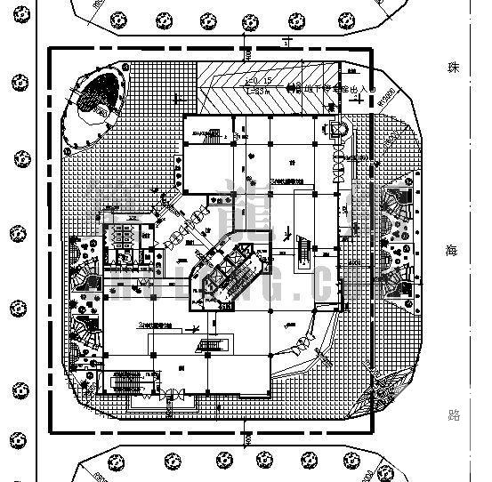 25层商住楼建筑CAD施工图纸 - 3