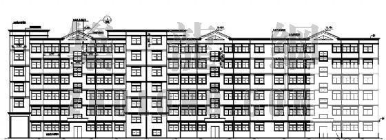 简单6层住宅楼建筑CAD施工图纸 - 4