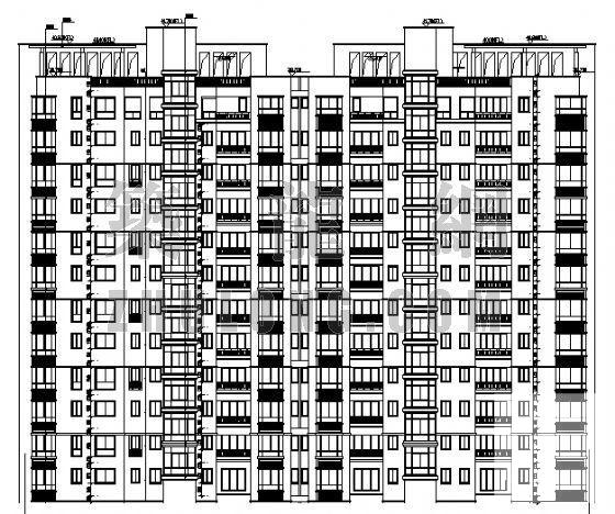 11层板式住宅楼建筑方案设计CAD图纸 - 3