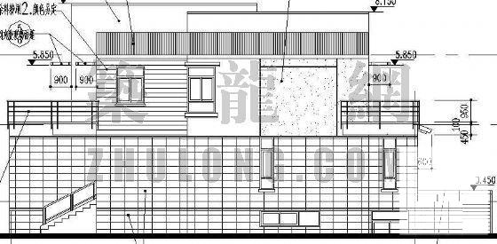 精美的2层别墅建筑CAD图纸 - 1