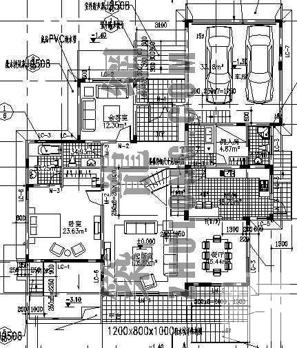 精美的2层别墅建筑CAD图纸 - 4