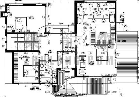 时尚的别墅区建筑CAD施工图纸 - 1