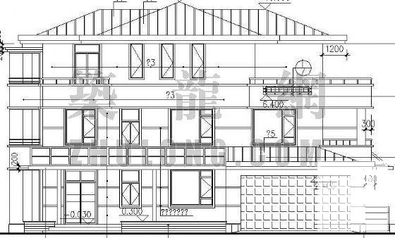 3层别墅建筑CAD图纸 - 1