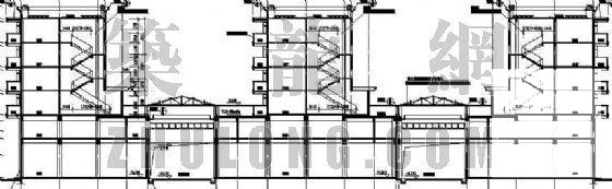 商务住宅楼建筑CAD施工图纸 - 2