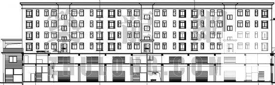 商务住宅楼建筑CAD施工图纸 - 4