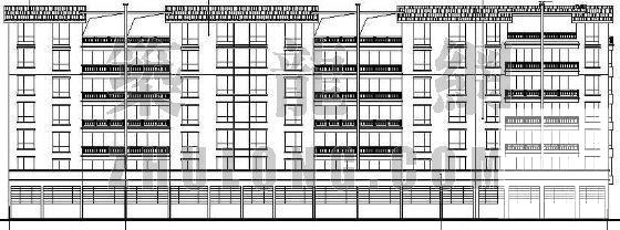 小区住宅楼建筑CAD施工图纸 - 4