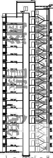 17层住宅楼建筑设计CAD图纸 - 2