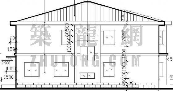 小型别墅建筑CAD施工图纸 - 2