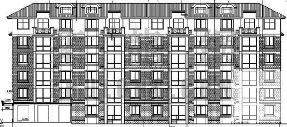 多层住宅楼建筑CAD施工图纸 - 1