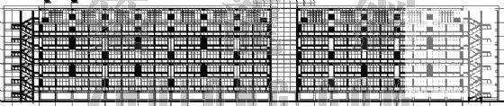 单身公寓建筑CAD施工图纸 - 1