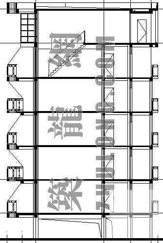 单身公寓建筑CAD施工图纸 - 3