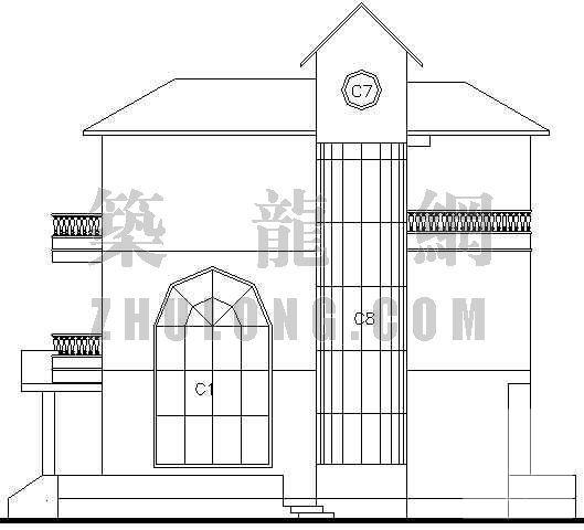 实用的别墅建筑结构CAD施工图纸 - 2